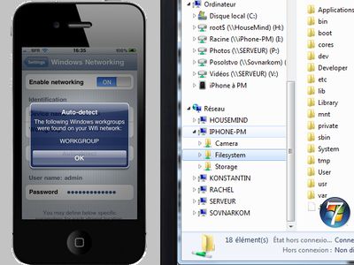 PC Networking for iPhone